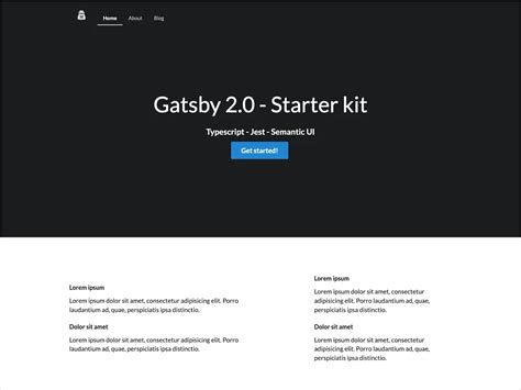 gatsby starter|gatsby starter template free download.